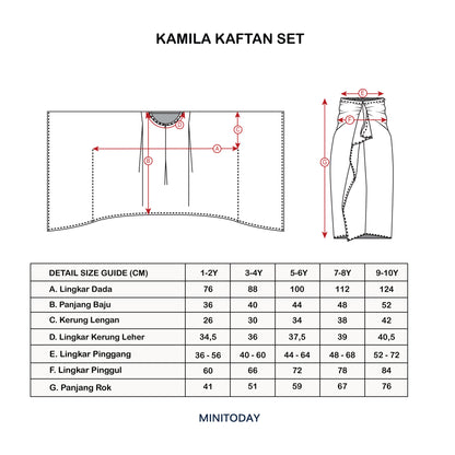 Mini / Kids Kamila Kaftan Set