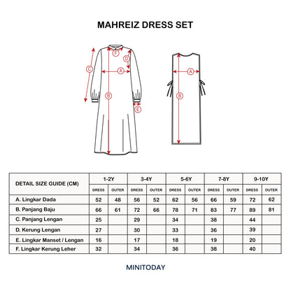 Mini / Kids Mahreiz Dress Set