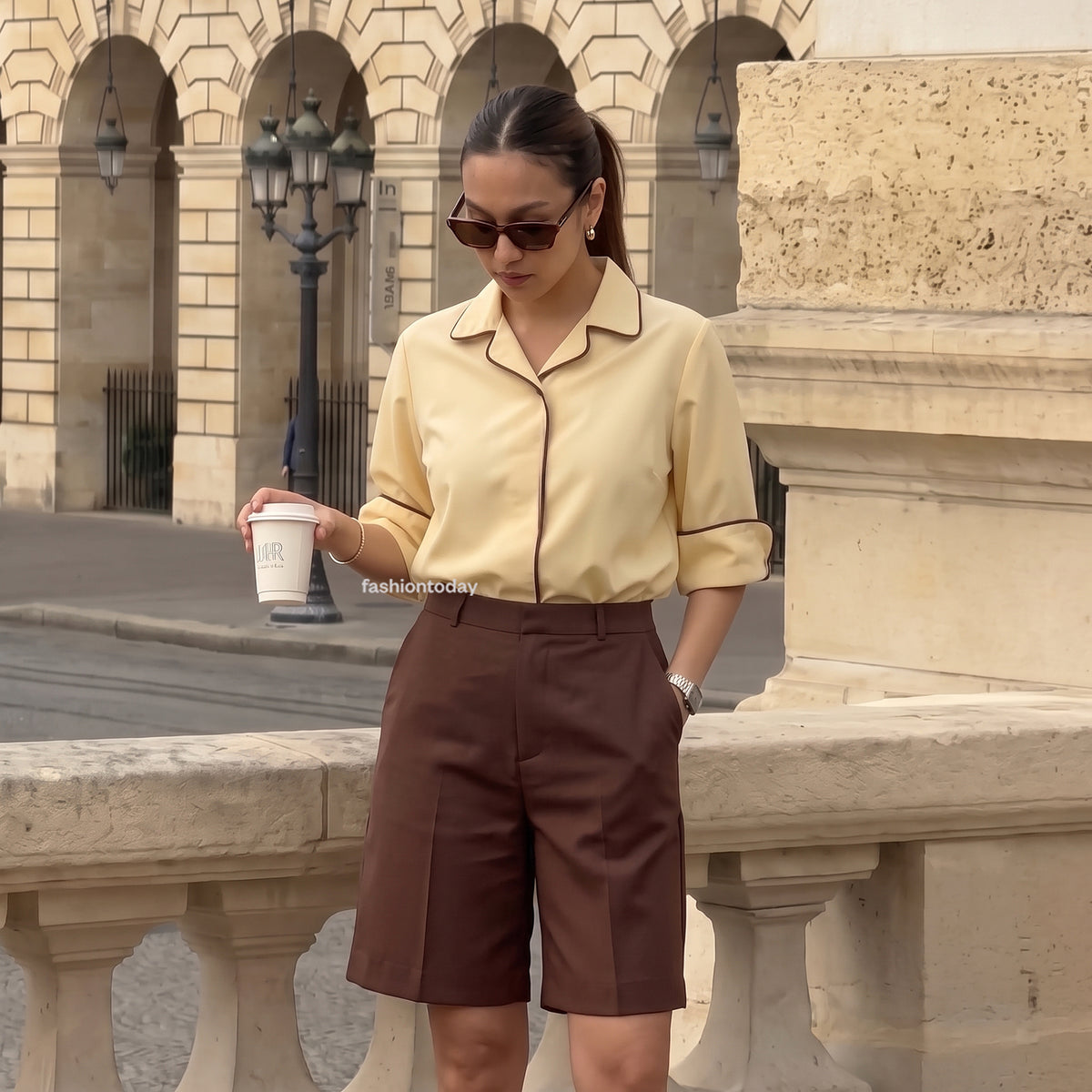 Michele Shirt Short Sleeve - Fashiontoday