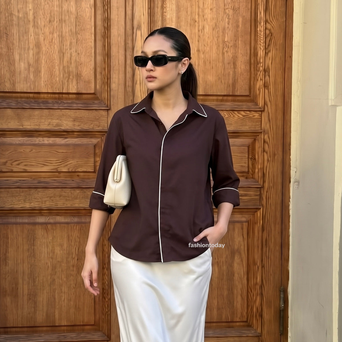 Michele Shirt Short Sleeve - Fashiontoday