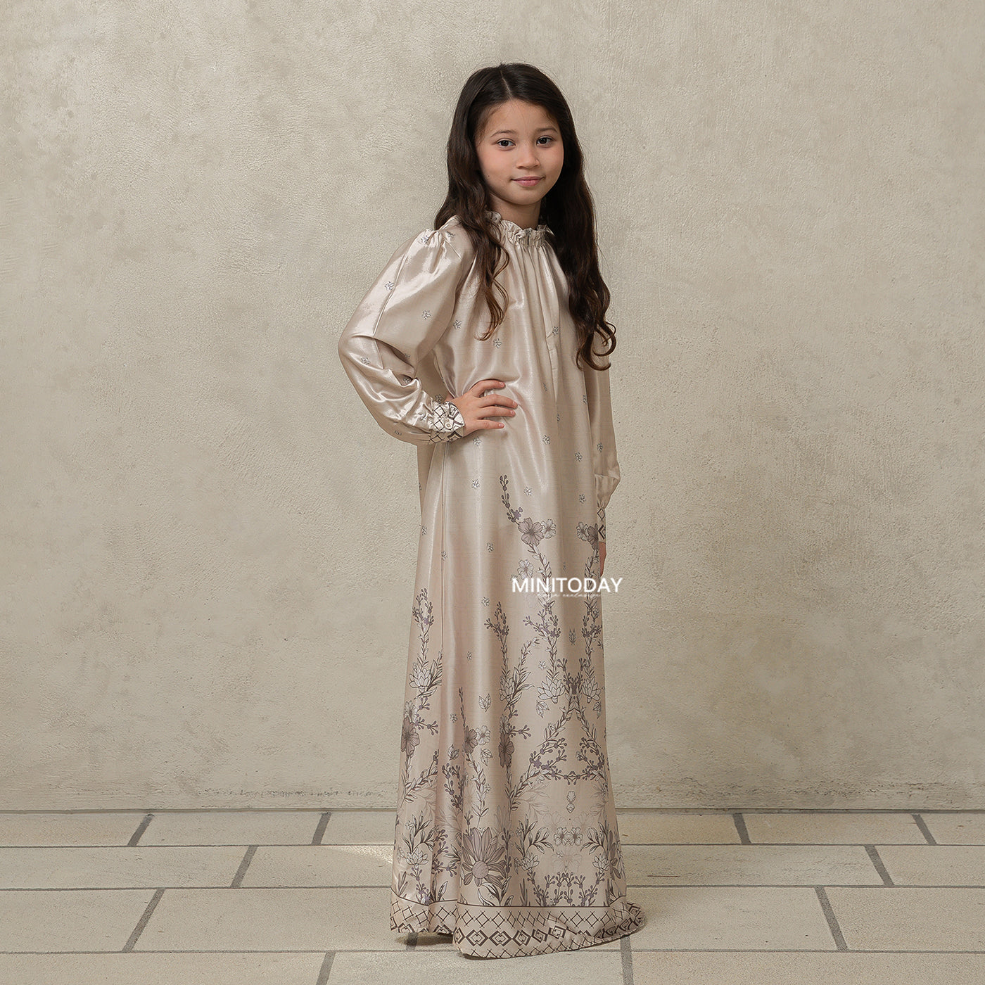 Orchid Series Dress Anak - Mini Today Raya Exclusive