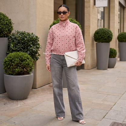 Polka Jacket - Fashiontoday