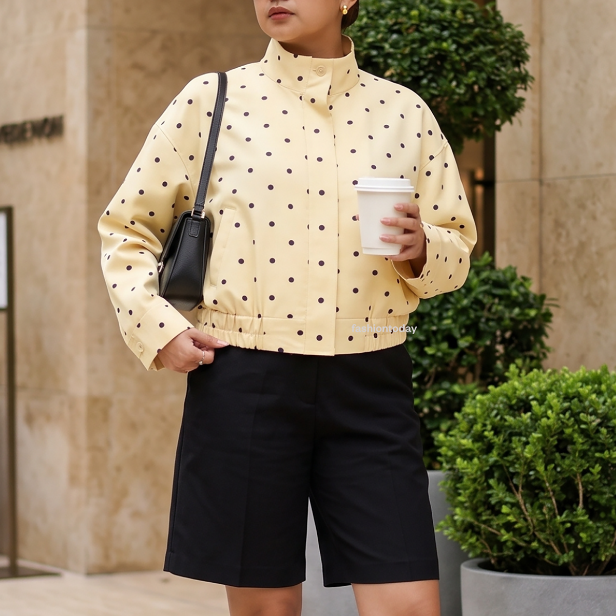 Polka Jacket - Fashiontoday