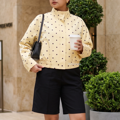 Polka Jacket - Fashiontoday