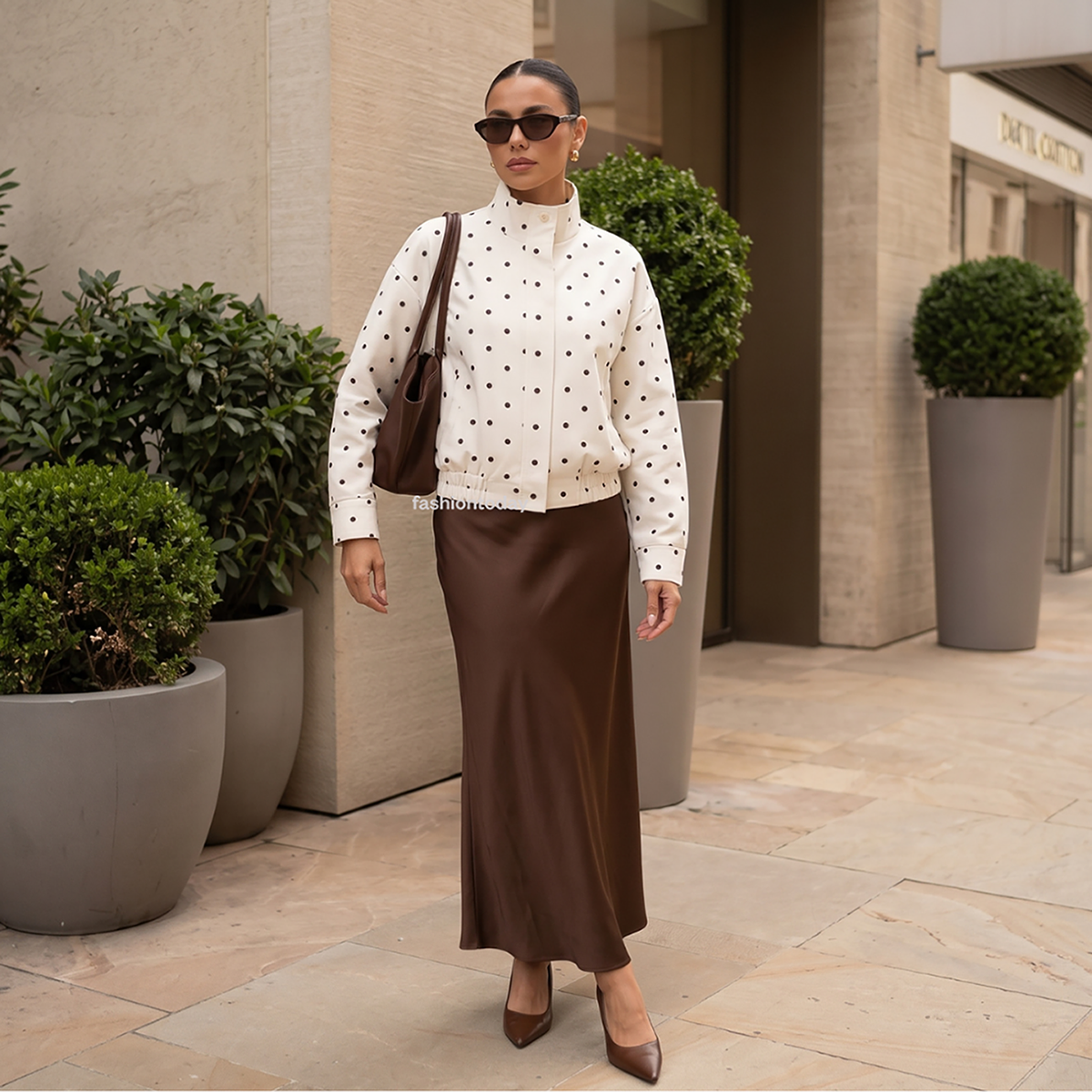 Polka Jacket - Fashiontoday
