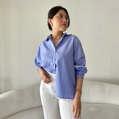 Oversized Shirt Stripe