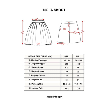 Nola Skort ( Skort Premium Fashiontoday )