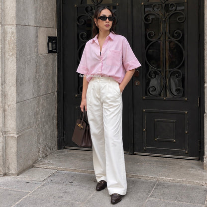 Nicky Shirt Short Sleeve - Fashiontoday
