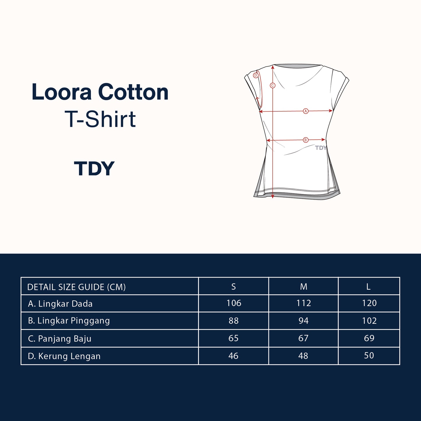 Loora Cotton T-Shirt - TDY