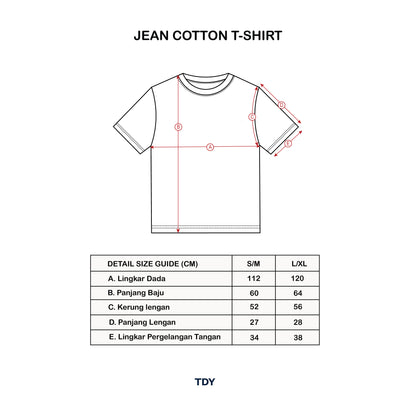 Jean Cotton T-Shirt - TDY