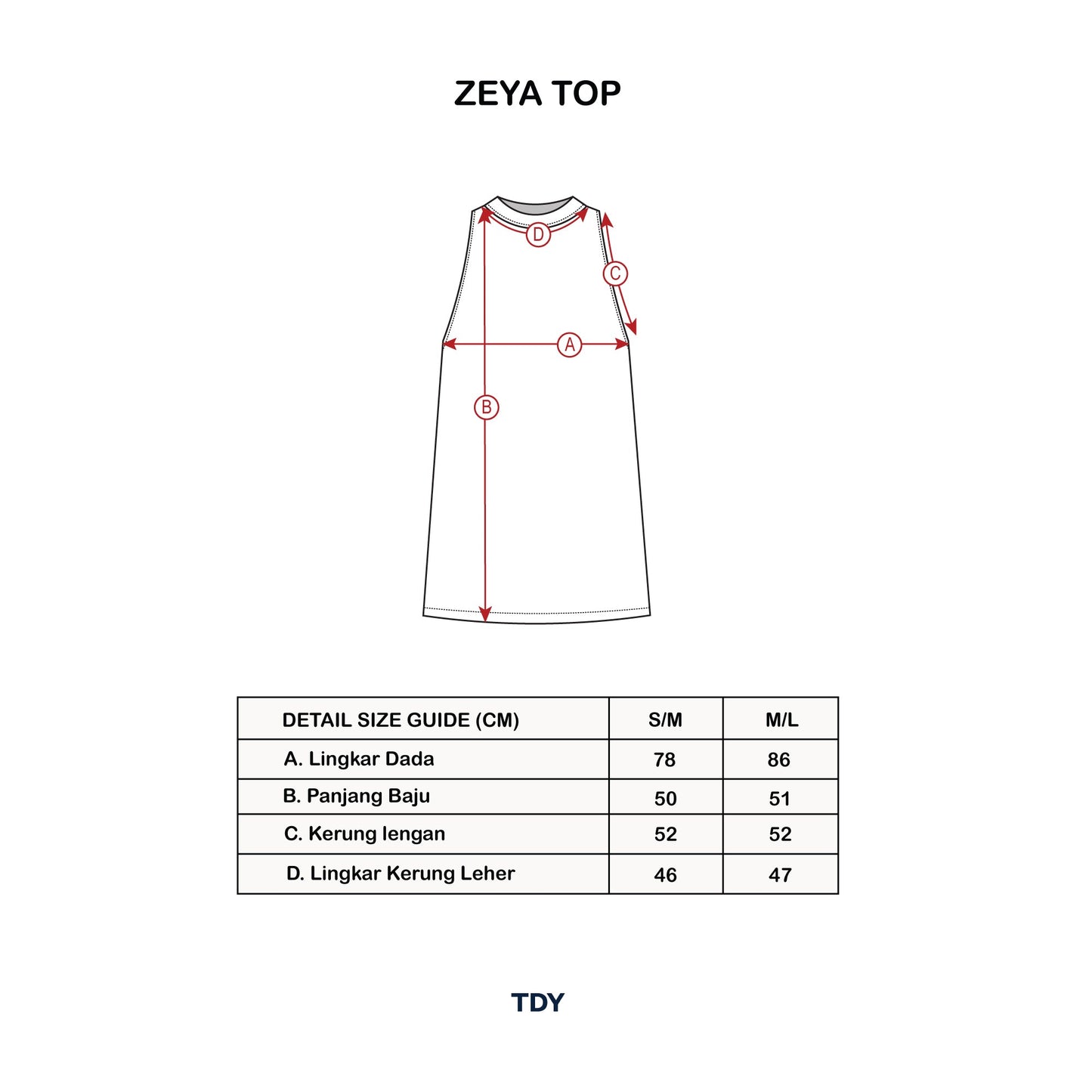 Zeya Top ( Atasan Premium TDY Fashion )