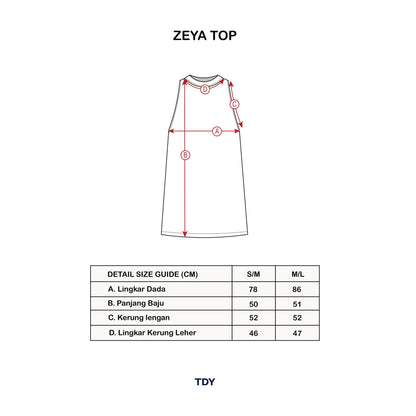 Zeya Top ( Atasan Premium TDY Fashion )